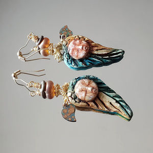 Forest Sprite Earrings by Dana George Originals